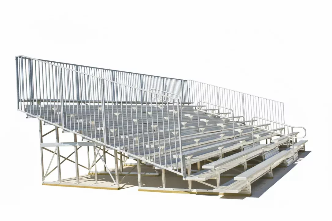 10-row-standard-portable-bleachers 10 Row Standard Portable Bleachers