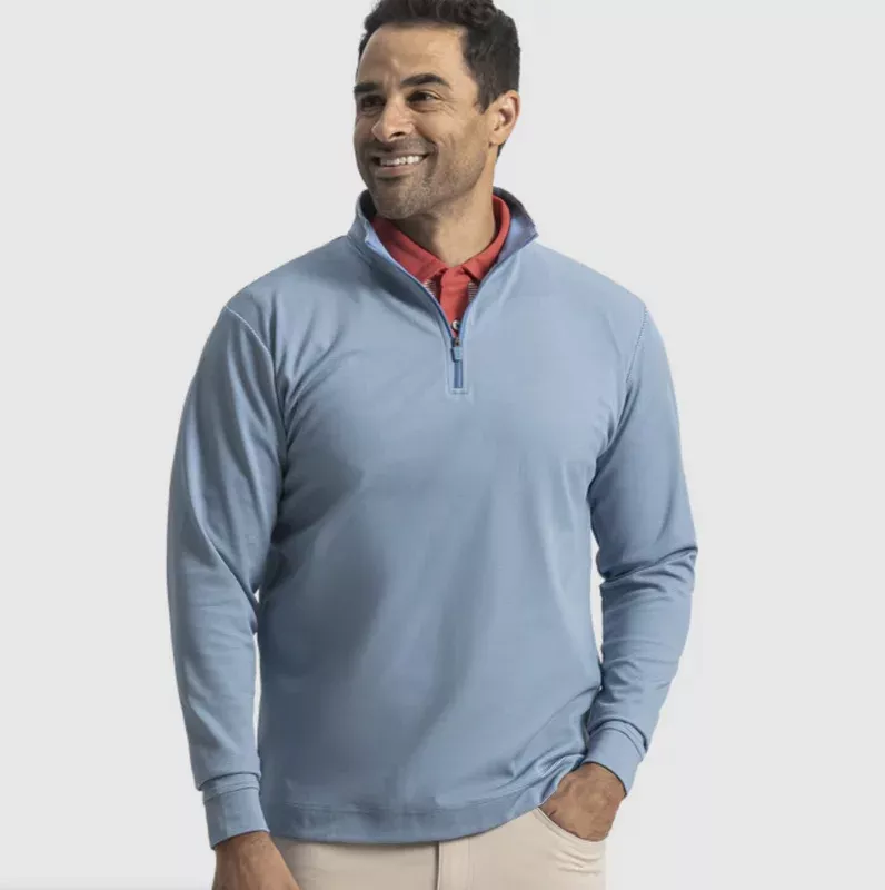 footjoy-men-s-1-4-zip-ottoman-stripe-pullover Footjoy Men’s 1/4 Zip Ottoman Stripe Pullover