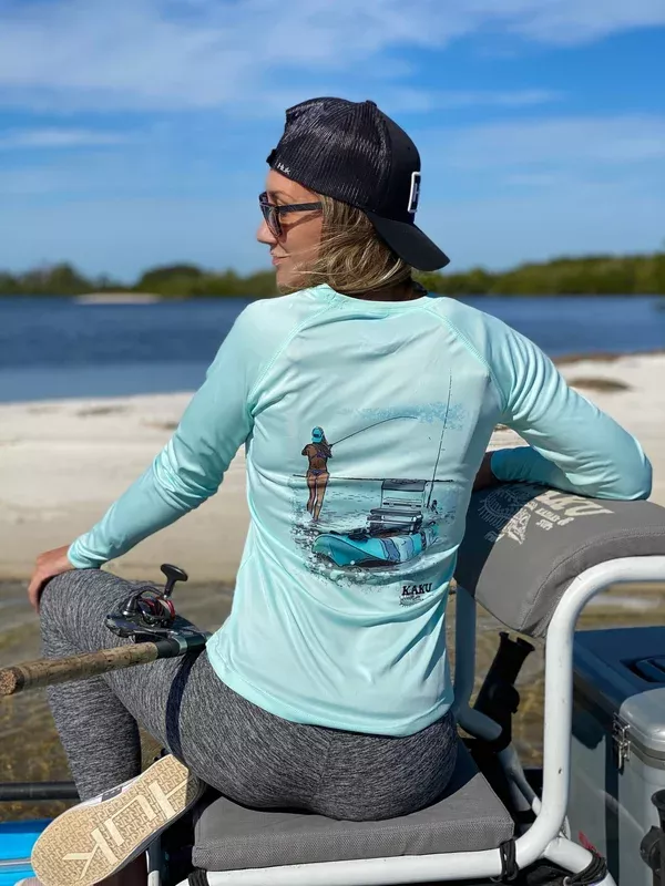 Zulu Island Life – Seafoam Performance Shirt